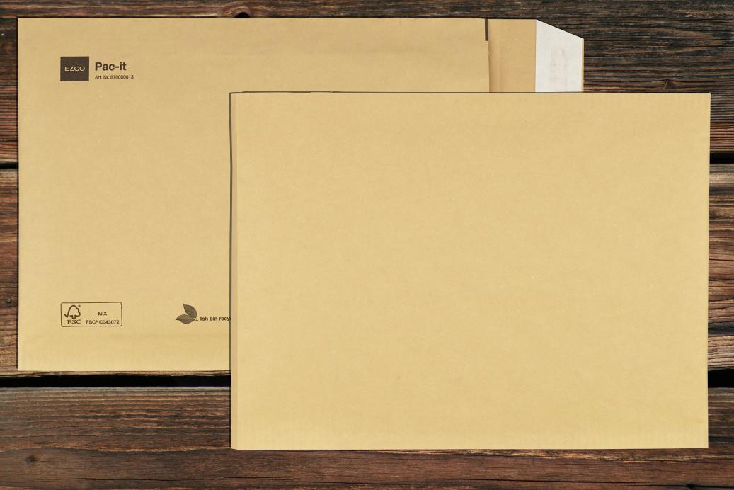 Papierpolstertaschen 170x225 mm Haftklebend Braun Zero Plastic